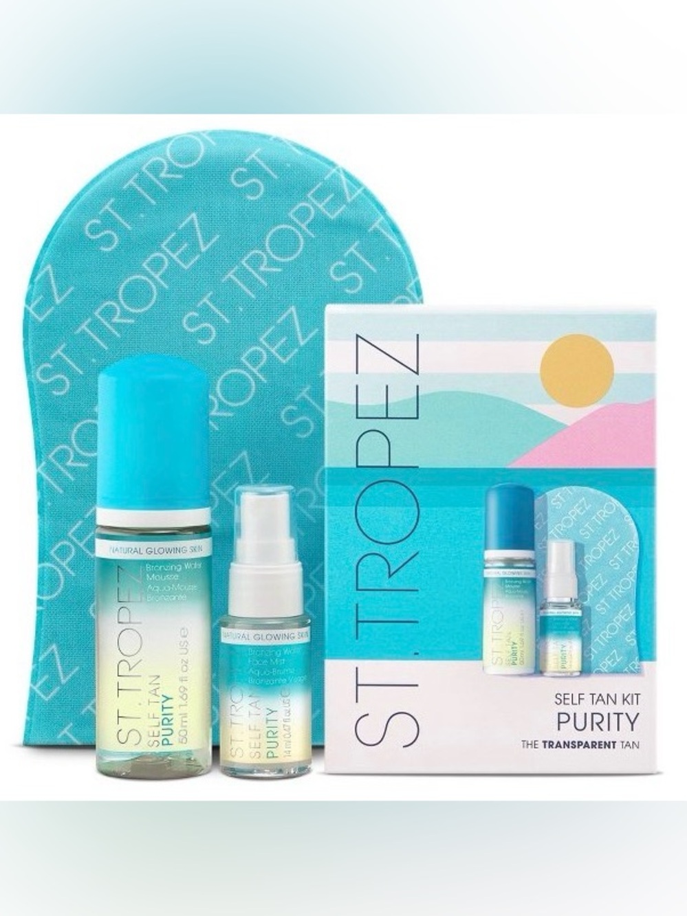 NIB St. Tropez 3-Piece Self Tan Purity Mini Kit